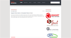 Desktop Screenshot of bimoprasetio.com